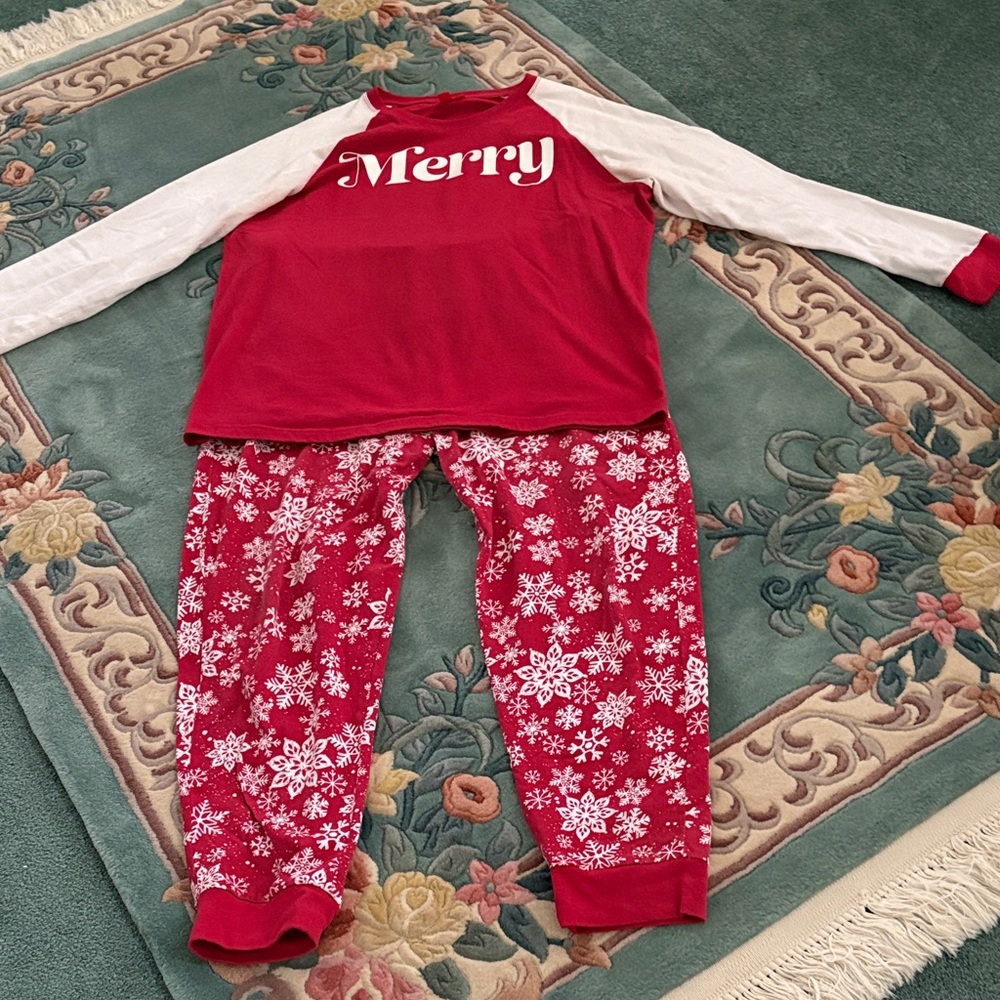 Men’s Macy's Red and White Family Pajama Set